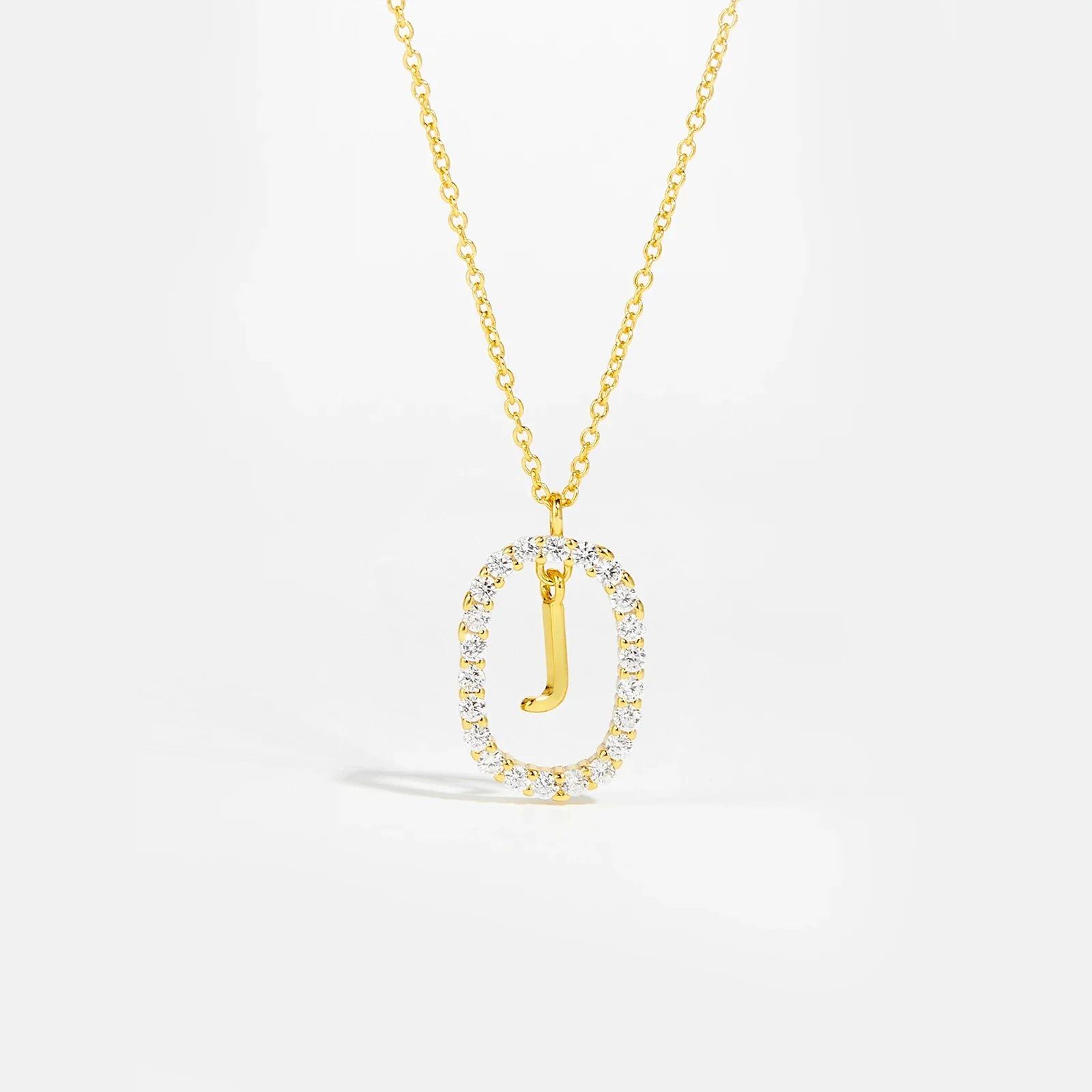 Moissanite Letter Necklace -  925 Sterling Silver - Image 28